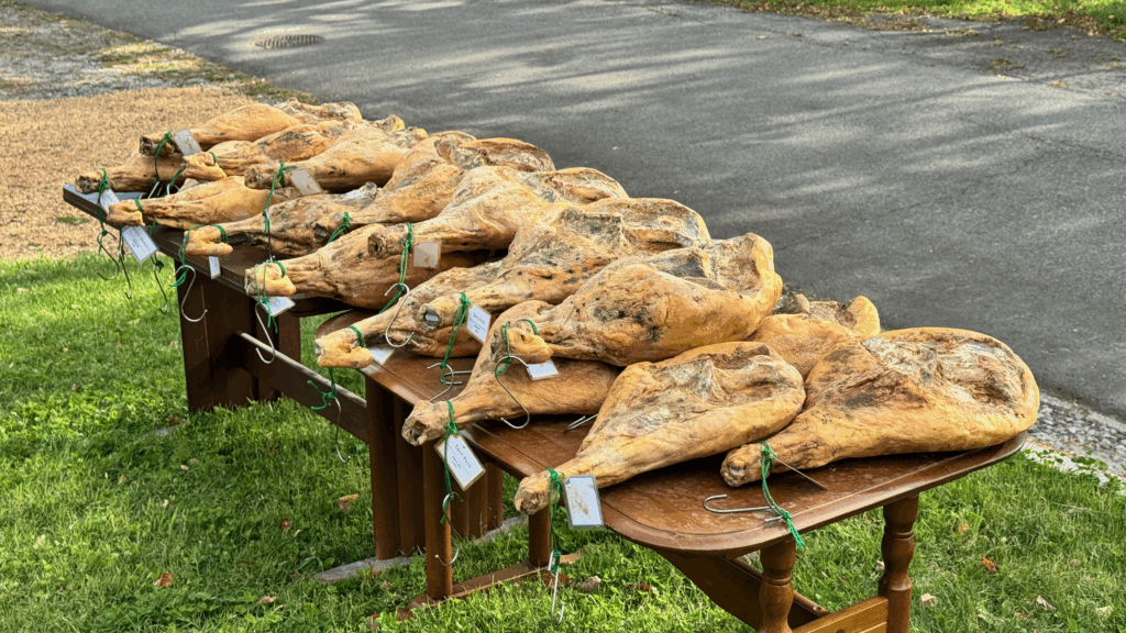 生ハム天日干し